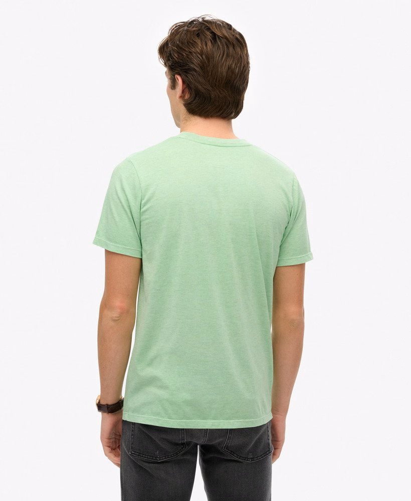 ワークウェア風ウォッシュ加工リラックスTシャツ