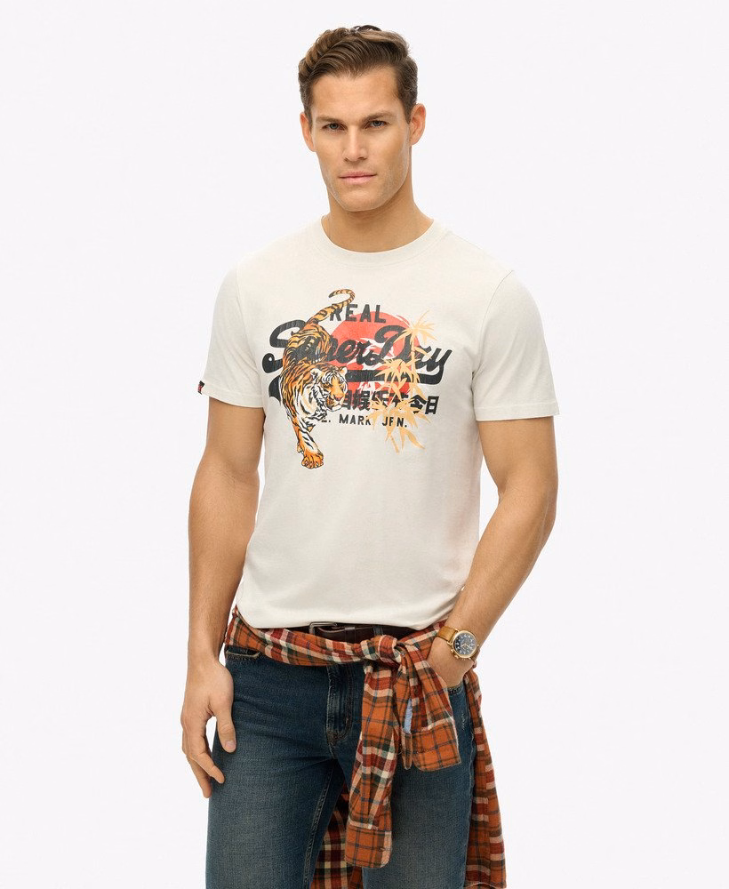 ヴィンテージロゴ入り東京リラックスTシャツ