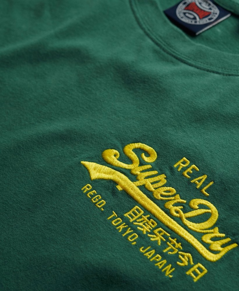 ヴィンテージロゴ刺繍入りリラックスフィットTシャツ