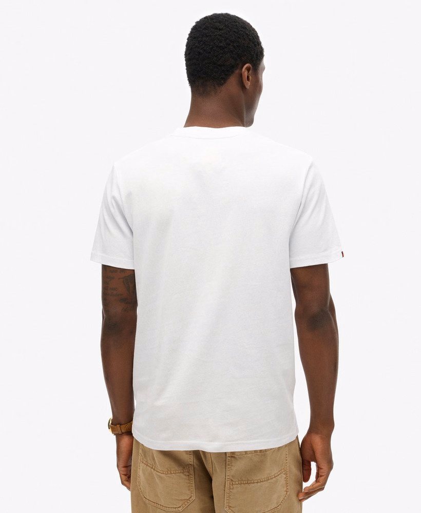 ワークウェア風エンボス加工リラックスTシャツ