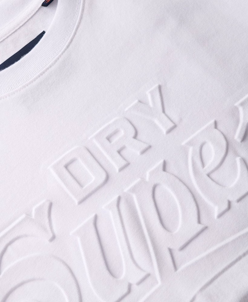 ワークウェア風エンボス加工リラックスTシャツ