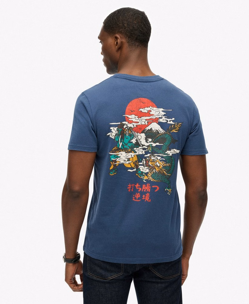ヴィンテージロゴ入り東京リラックスTシャツ