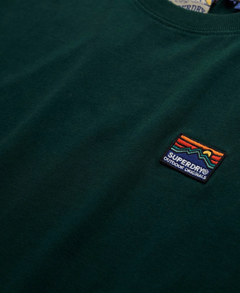 アウトドア刺繍入りリラックスTシャツ