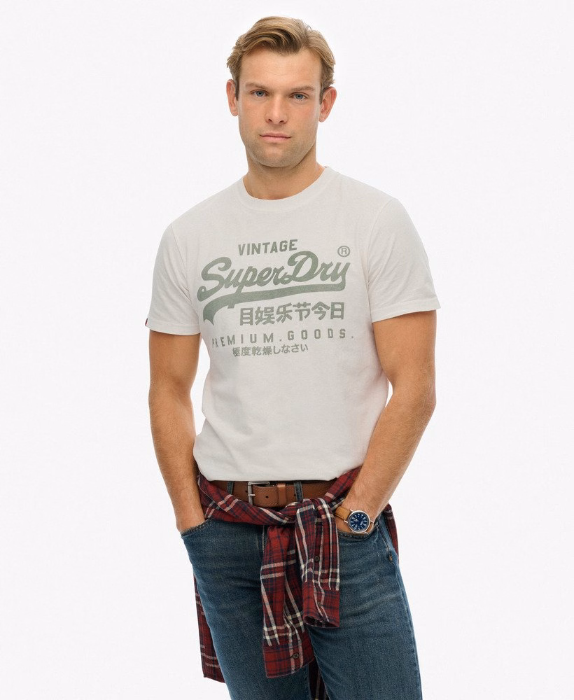 ヴィンテージロゴ入りクラシックTシャツ