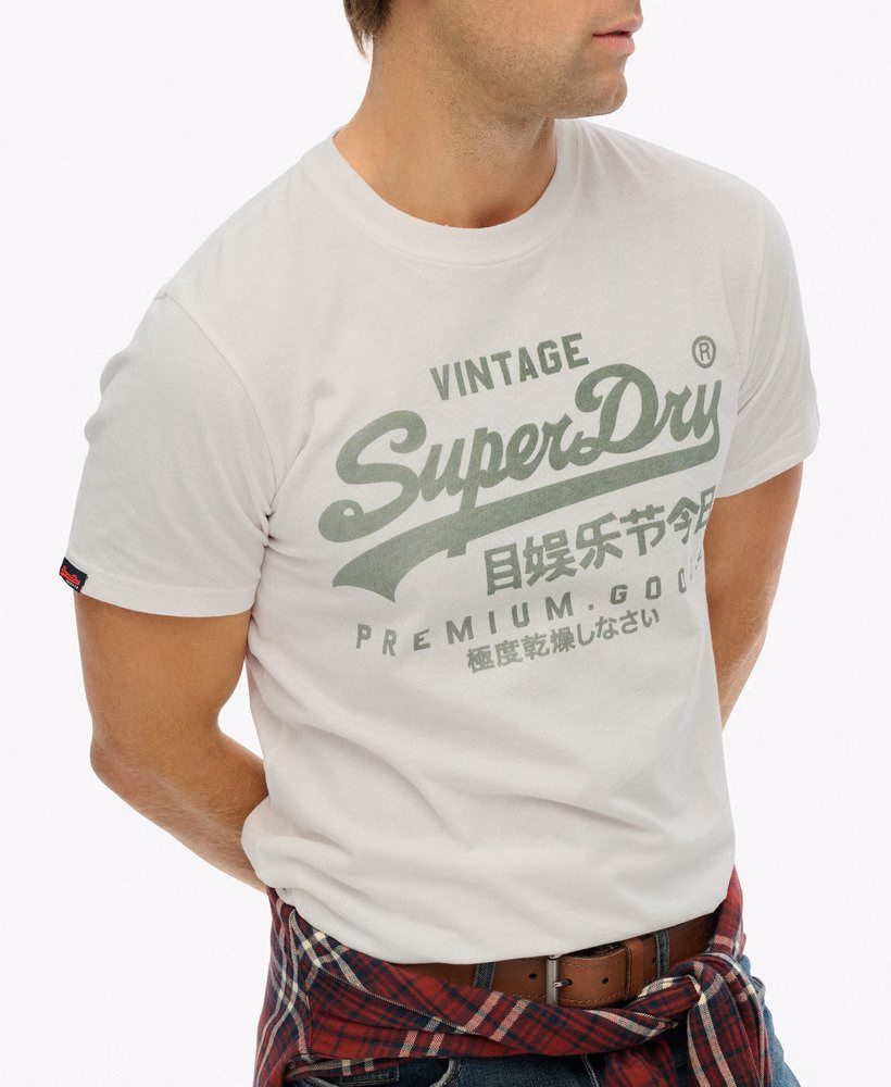 ヴィンテージロゴ入りクラシックTシャツ