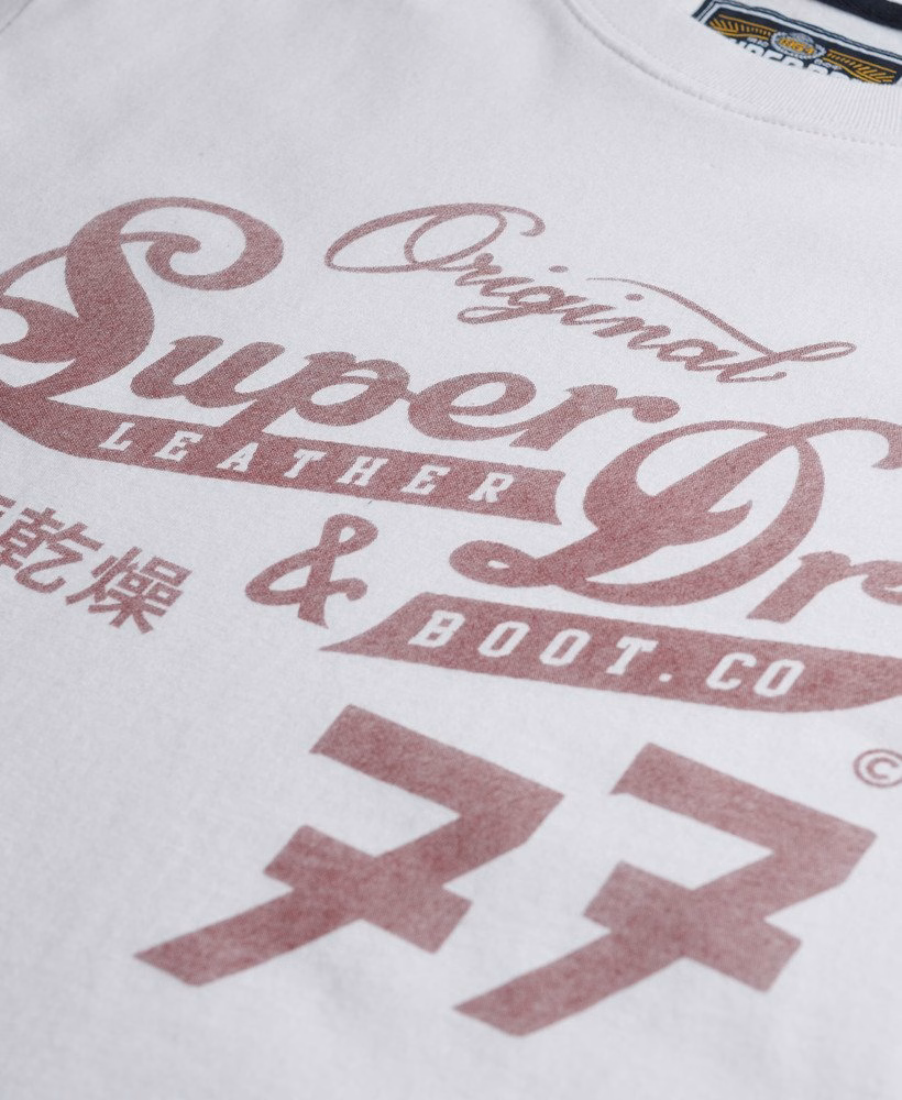 Leather & Boot Co スクリプト Tシャツ
