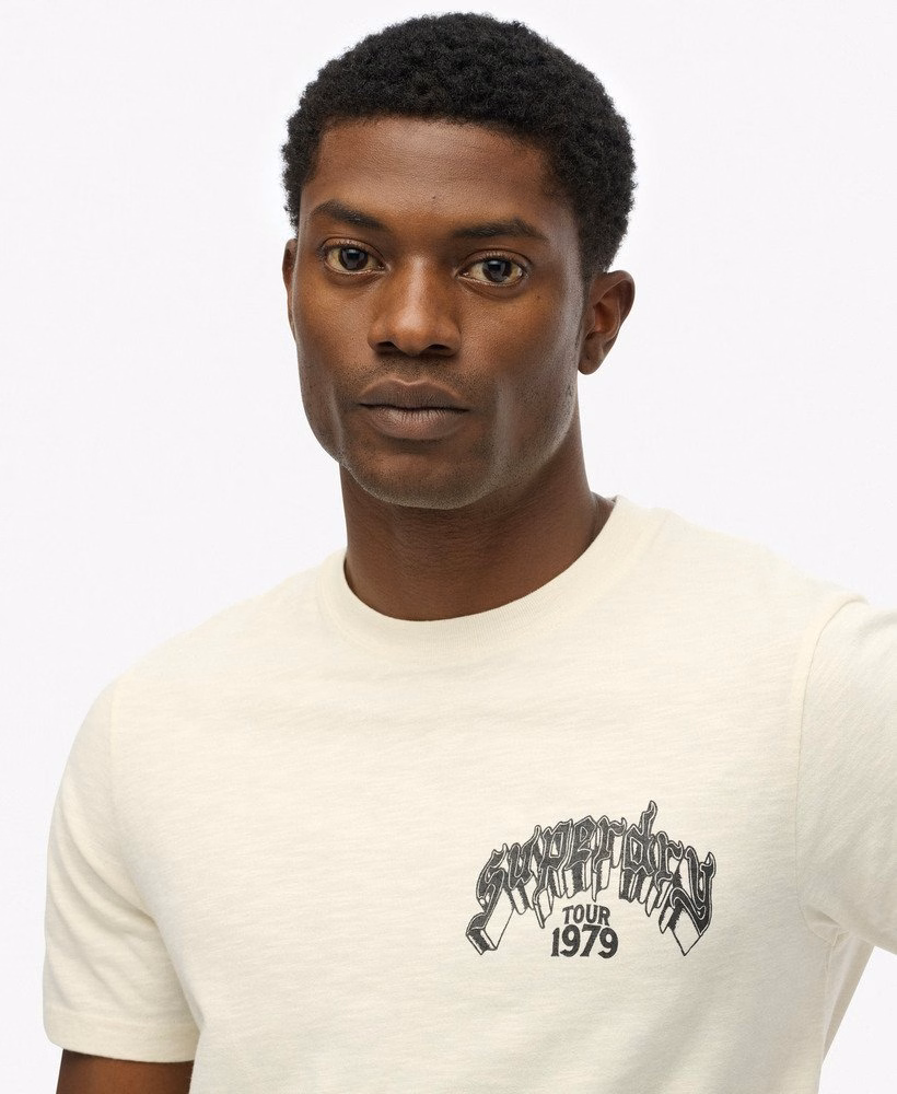バイカーロック風リラックスTシャツ