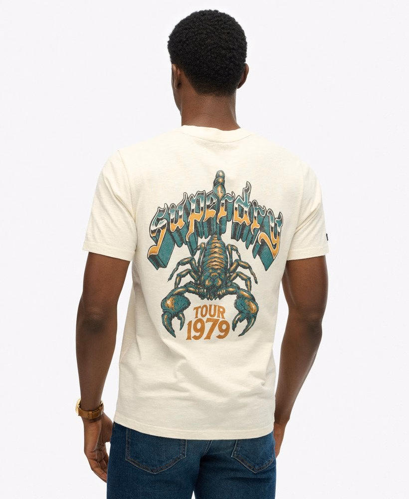 バイカーロック風リラックスTシャツ