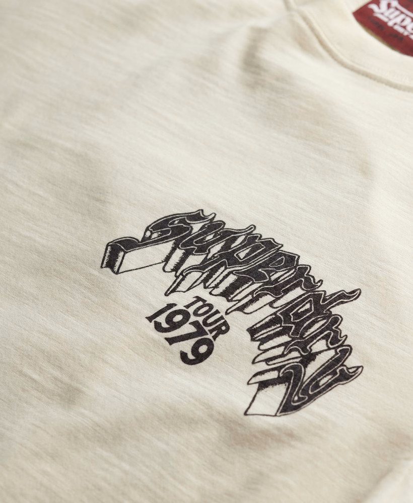 バイカーロック風リラックスTシャツ
