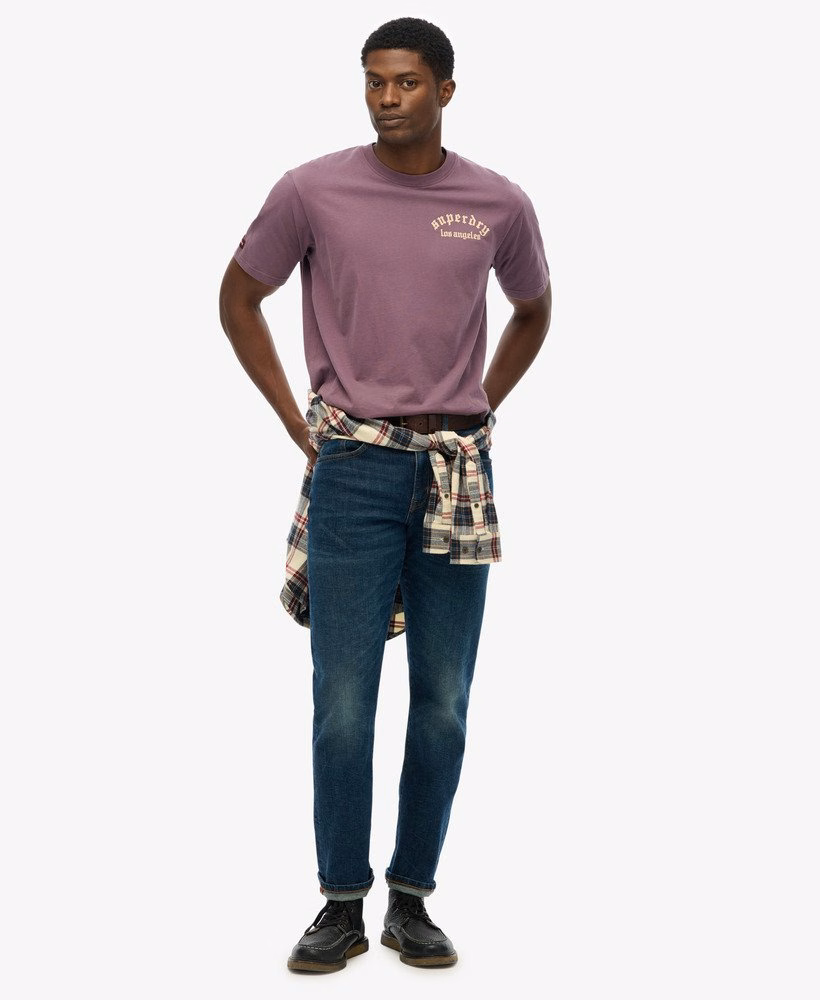 タトゥー柄のゆったりTシャツ