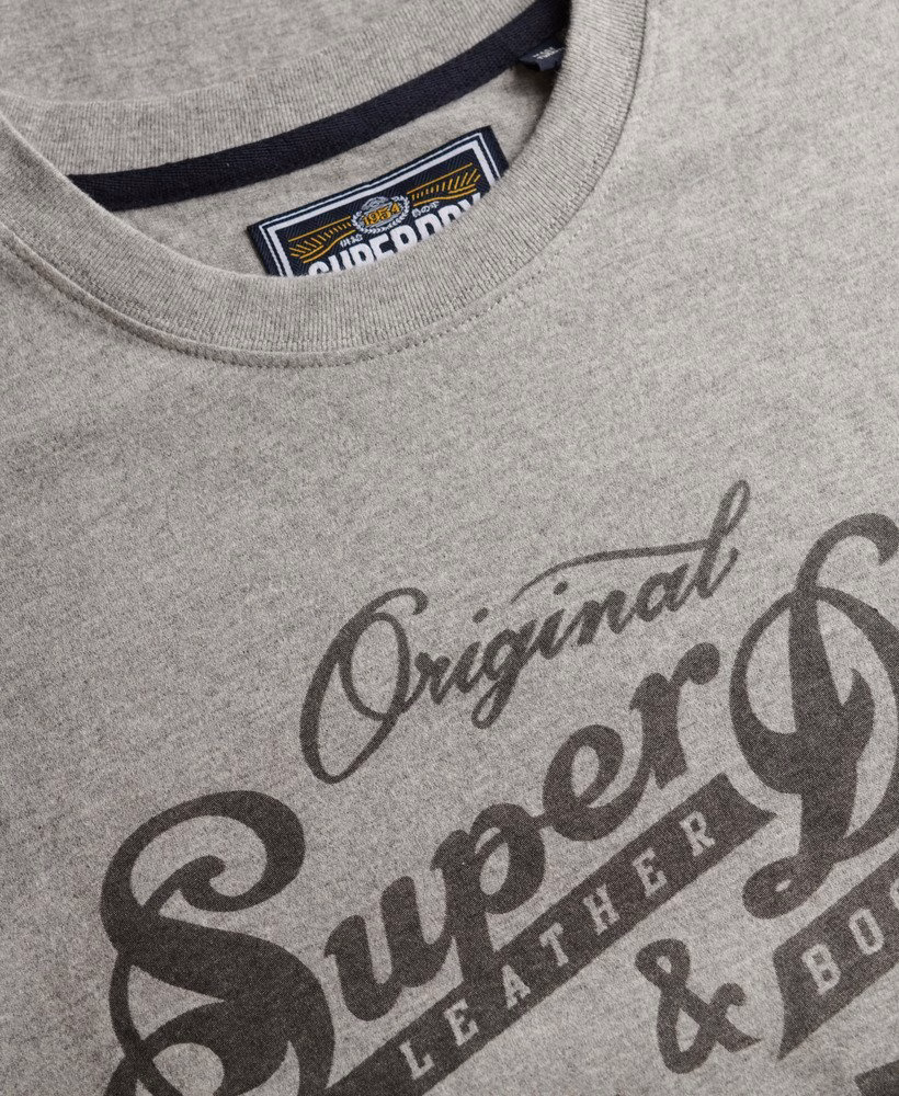Leather & Boot Co スクリプト Tシャツ