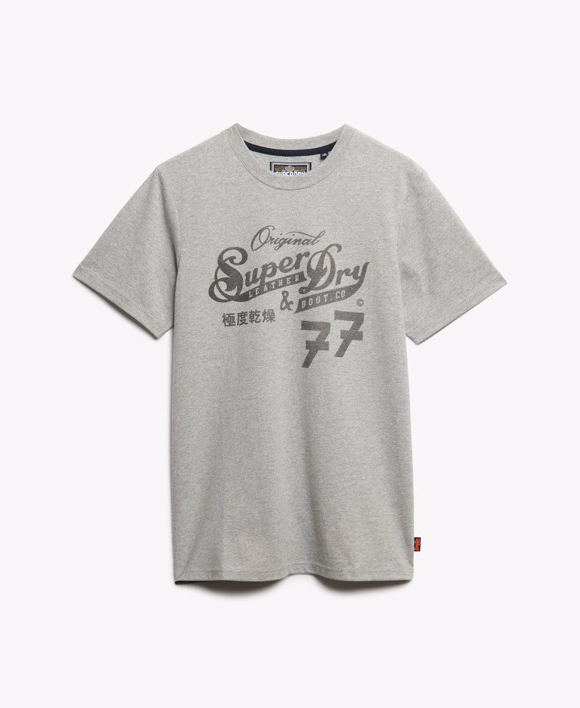 Leather & Boot Co スクリプト Tシャツ