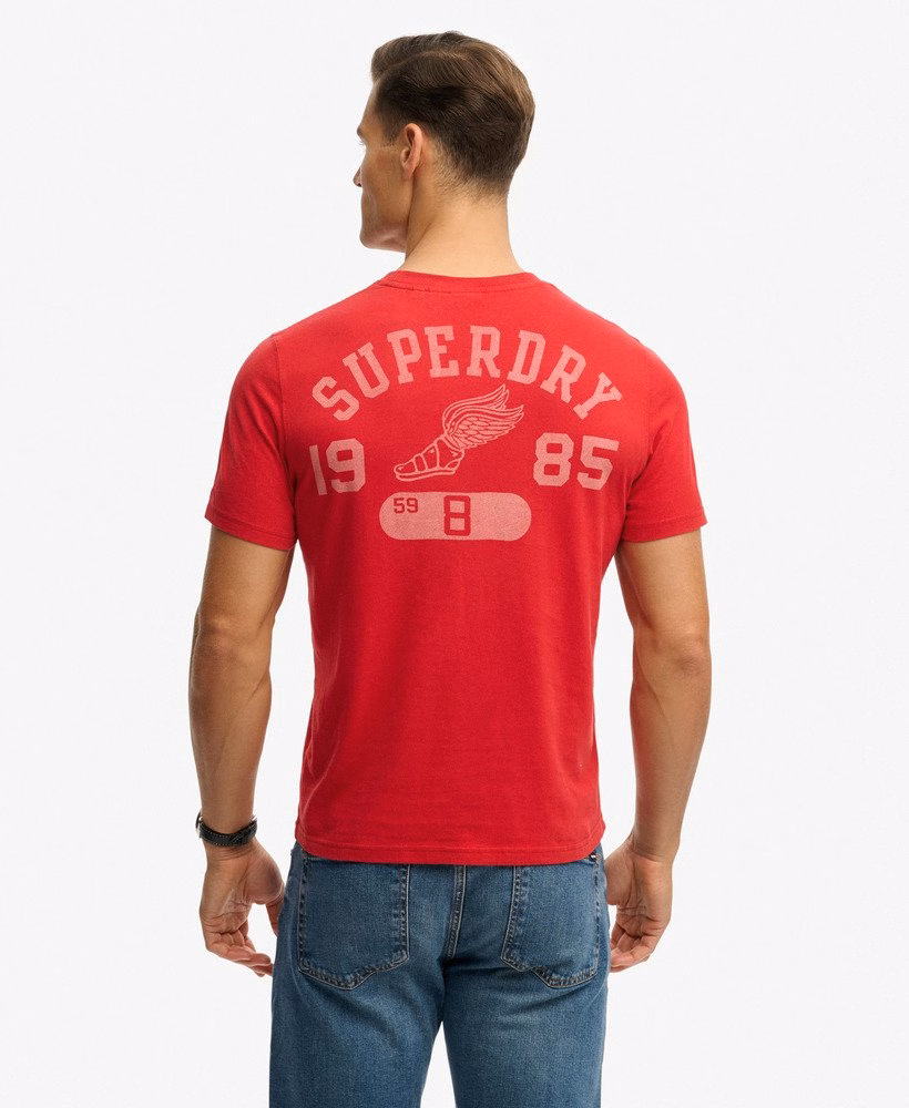 ヴィンテージ風プレッピーリラックスポケットTシャツ