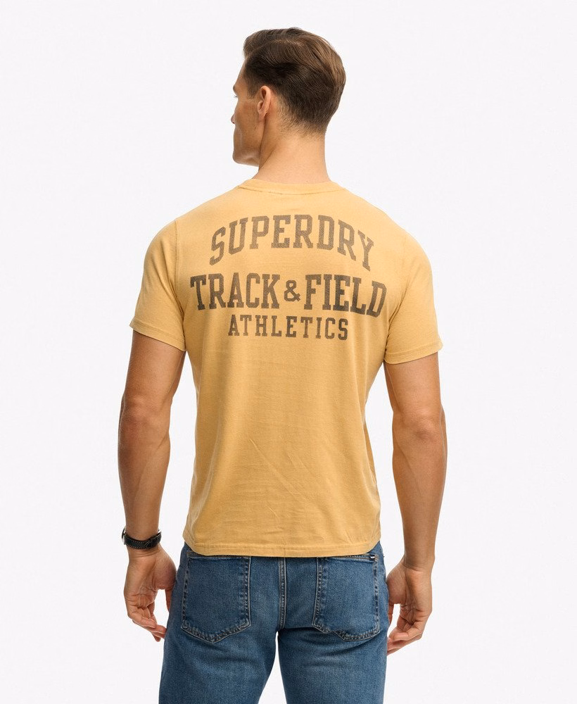 ヴィンテージ風プレッピーリラックスポケットTシャツ
