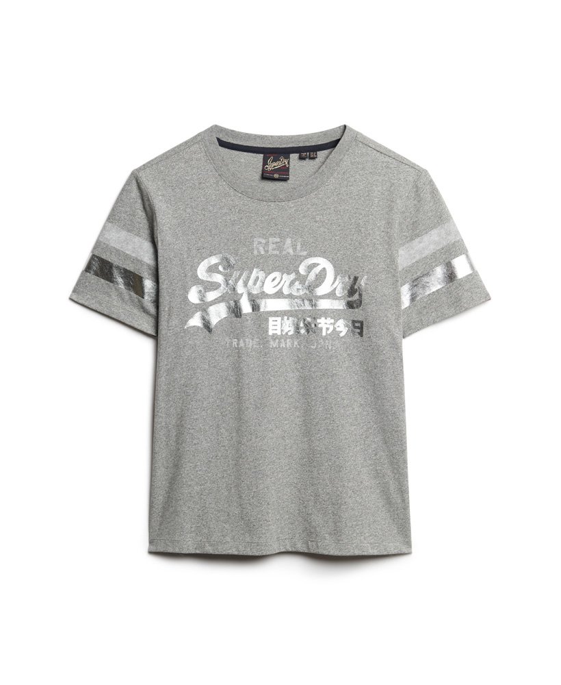 ヴィンテージ ロゴ アスレチック tシャツ(ヴィンテージ グレー フレック マール)
