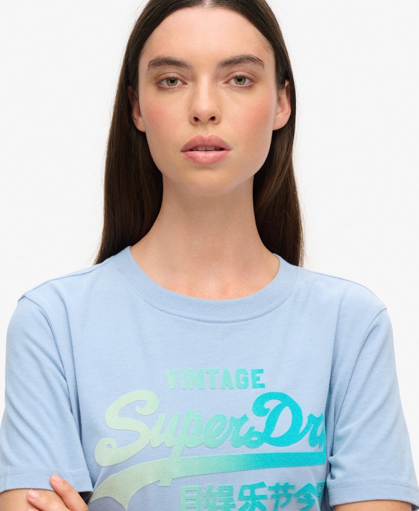 トーナルグラフィックリラックスtシャツ(ロデオドライブブルーヘザー)