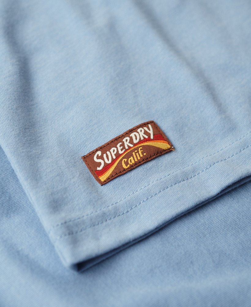 トーナルグラフィックリラックスtシャツ(ロデオドライブブルーヘザー)