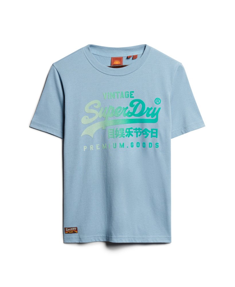 トーナルグラフィックリラックスtシャツ(ロデオドライブブルーヘザー)