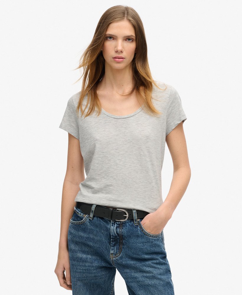 studios スクープネック tシャツ(ペッパーグレーマール)