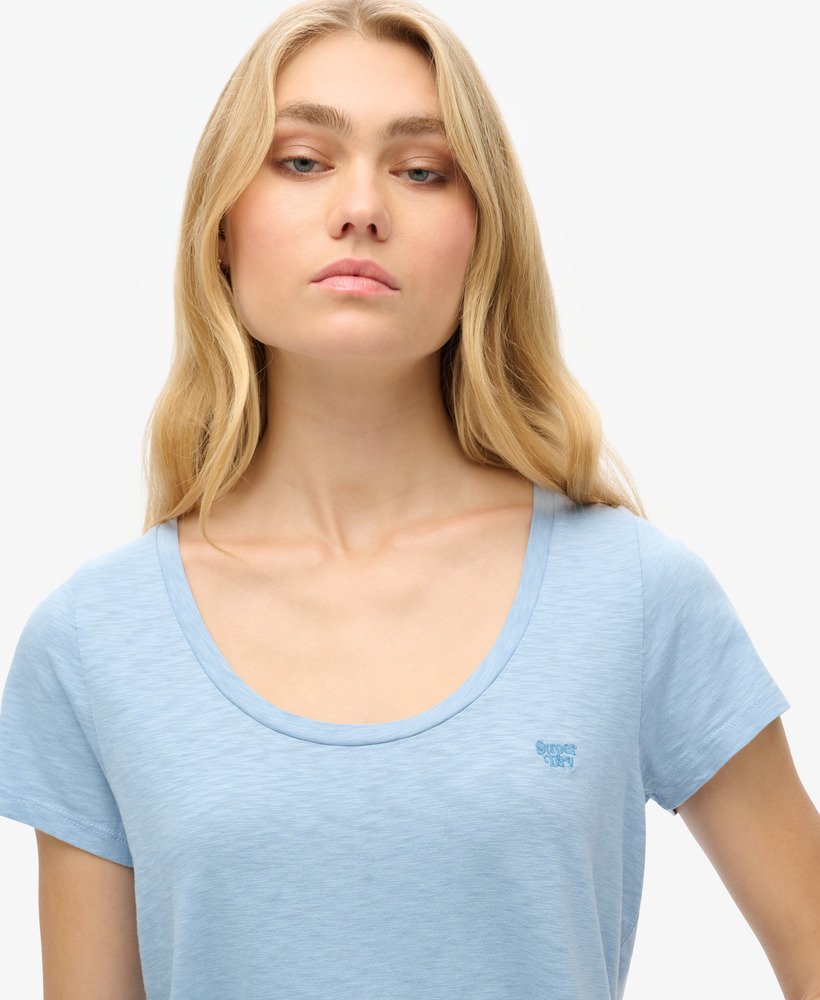 studios スクープネック tシャツ(フォーエバーブルー)