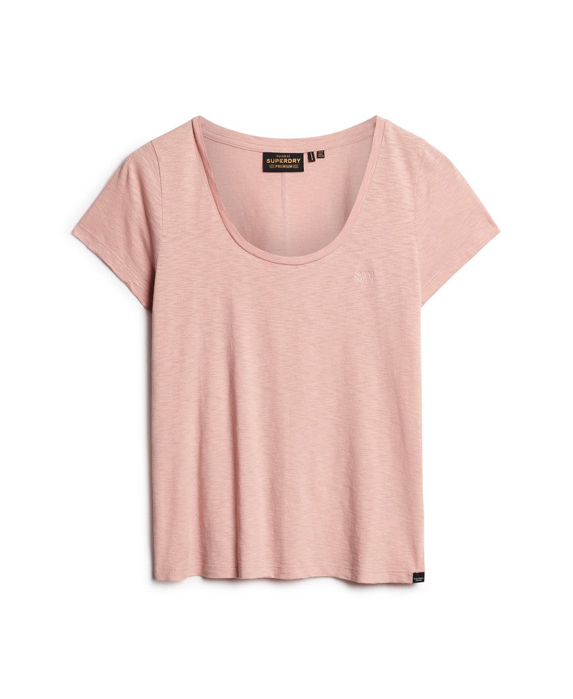 studios スクープネック tシャツ(グレーピンク)