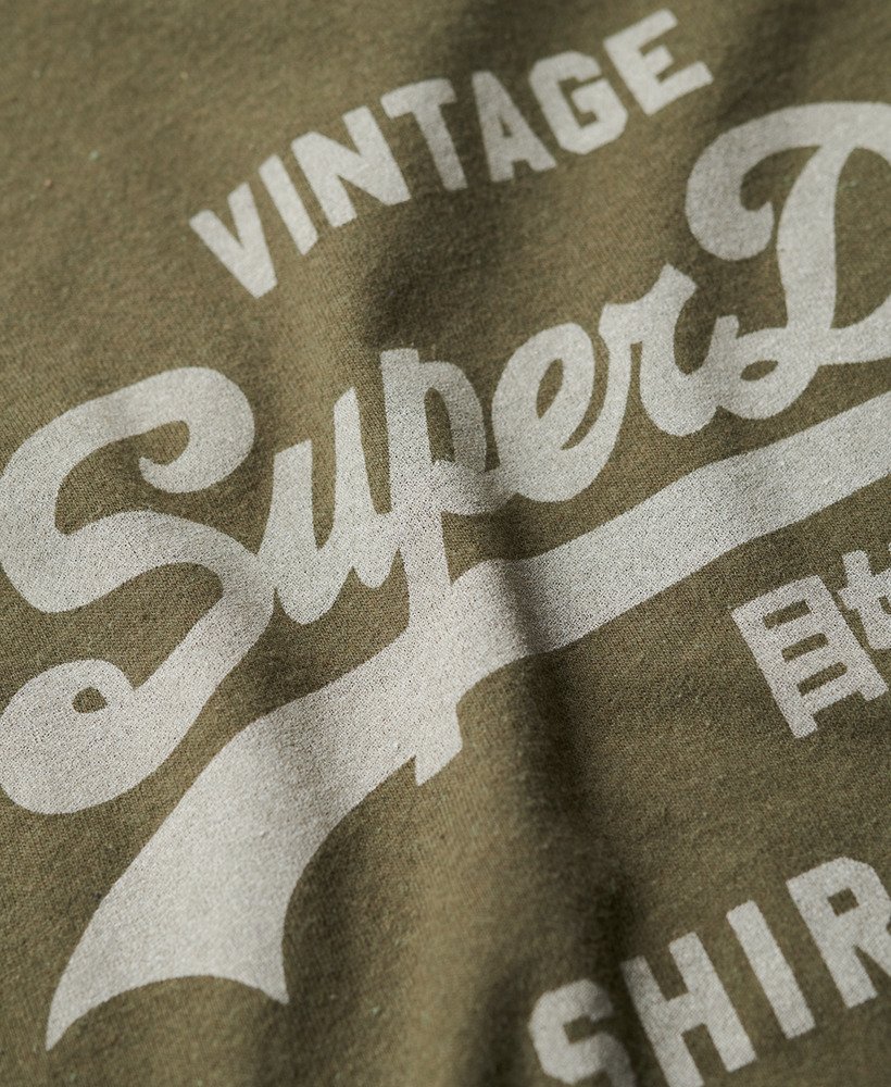 ヴィンテージ ロゴ ヘリテージ リラックス tシャツ(カーキ マール)