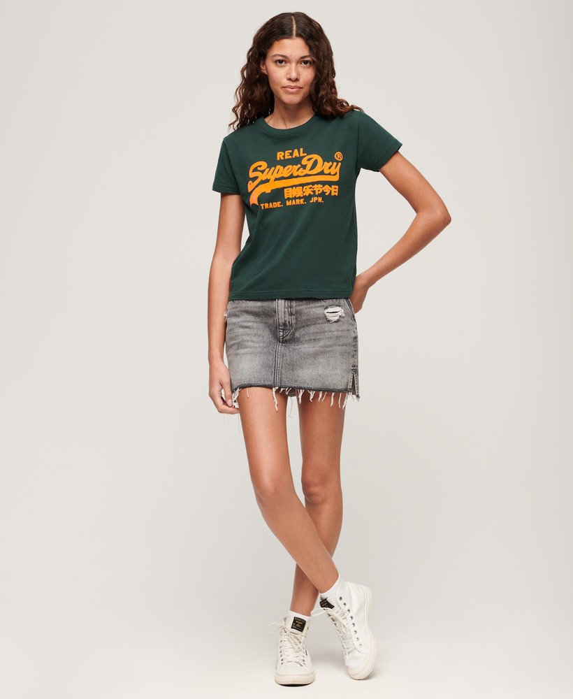 ネオングラフィックフィットtシャツ(エナメルグリーン)