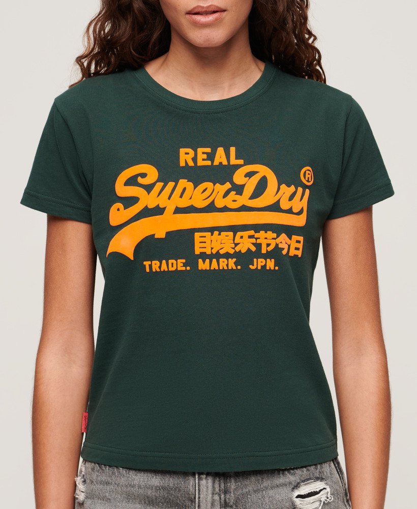 ネオングラフィックフィットtシャツ(エナメルグリーン)