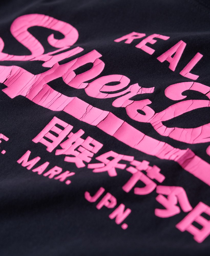 ネオングラフィックフィットtシャツ(エクリプスネイビー)