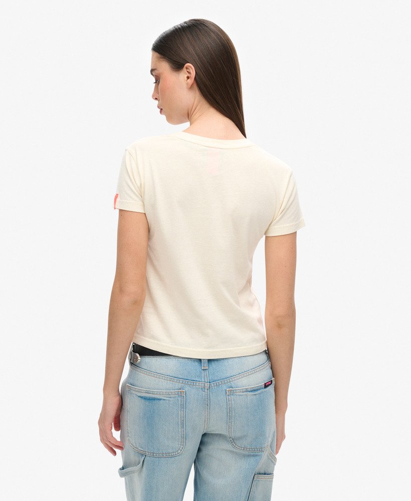 大阪6 装飾90年代tシャツ(ライスホワイト)