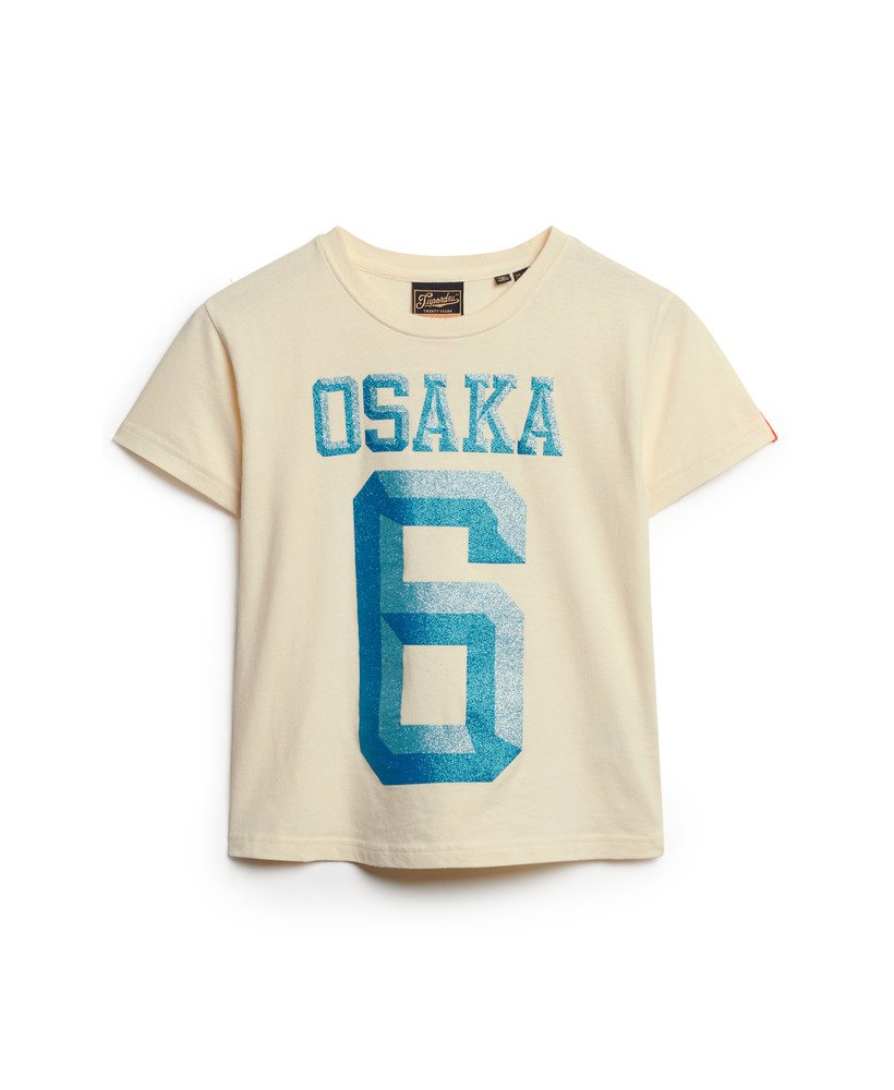 大阪6 装飾90年代tシャツ(ライスホワイト)