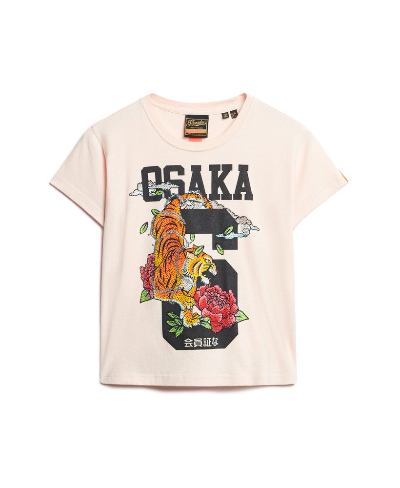 大阪6 ナラティブ 90年代 tシャツ(ピンククレイ)