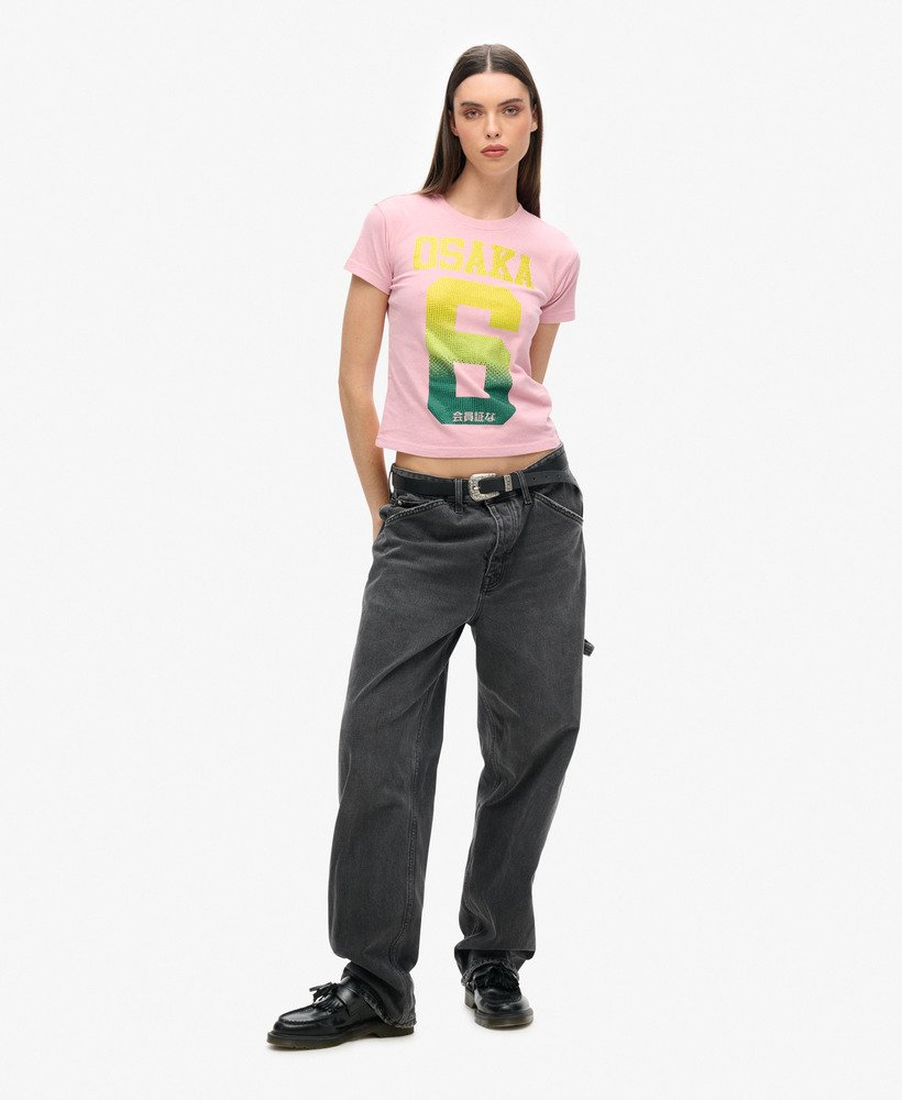 大阪6 cali rs 90s tシャツ(ソフトピンク)