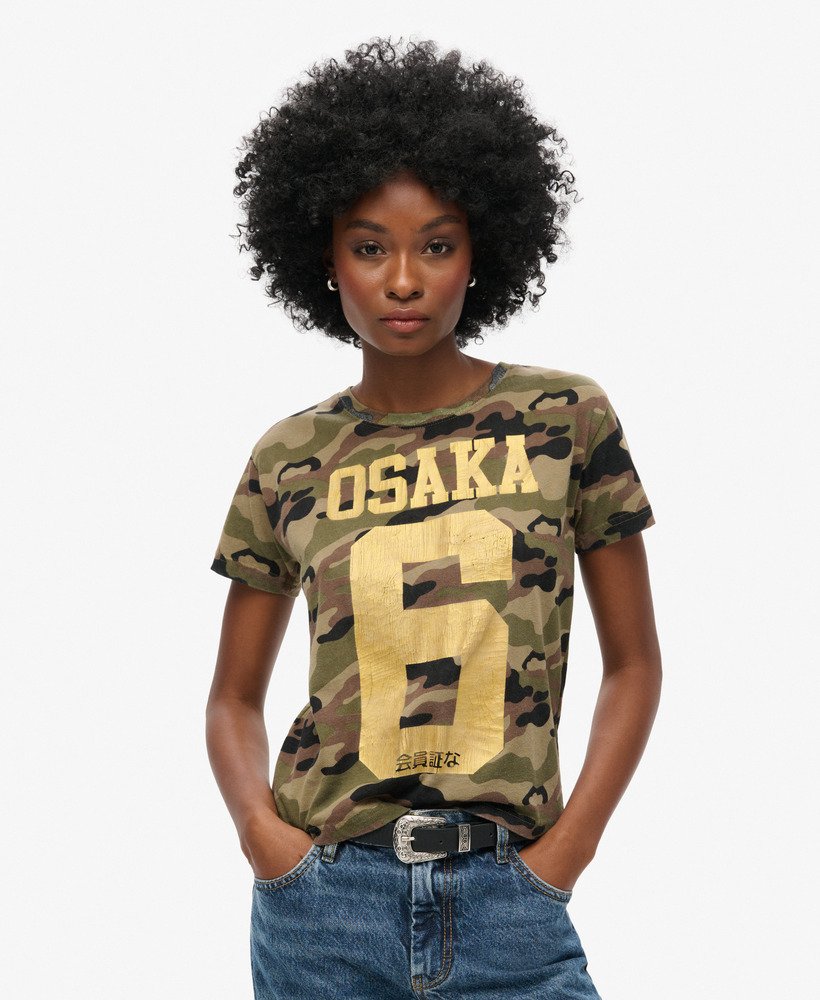 モスカーキの大阪6カモ90年代tシャツ