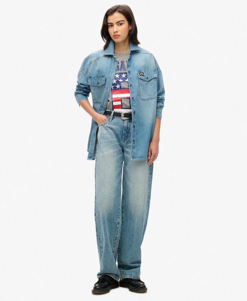 大阪シックスフラッグ90年代tシャツ(アスレチックグレーマーブル)