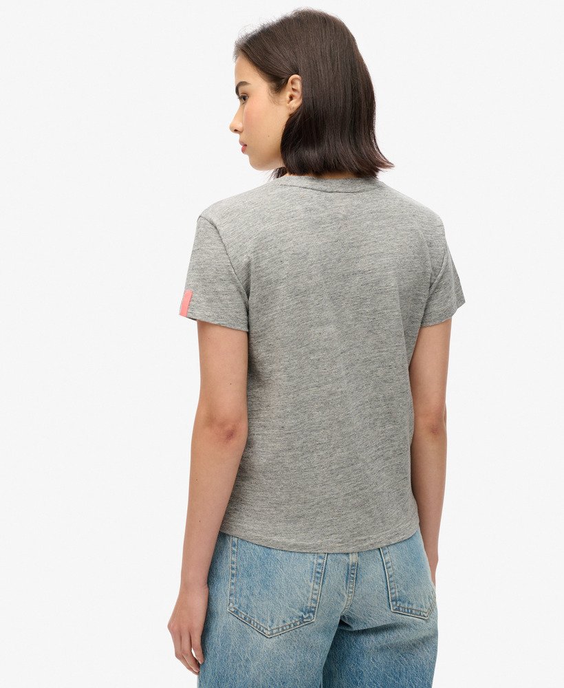 大阪シックスフラッグ90年代tシャツ(アスレチックグレーマーブル)