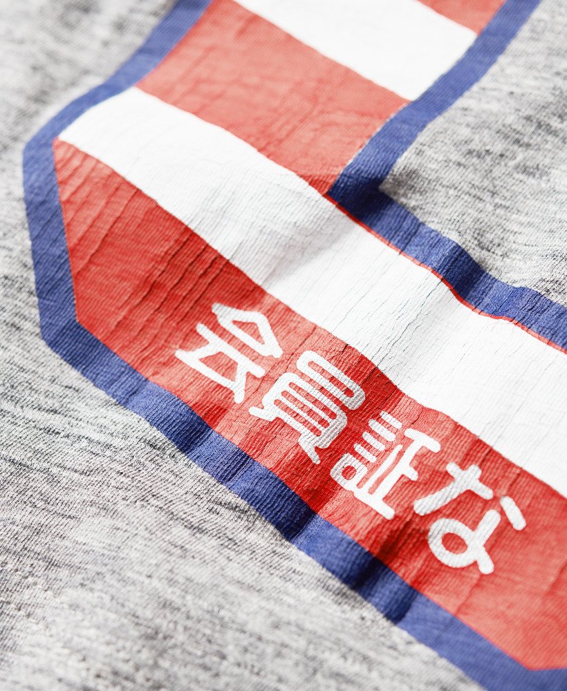 大阪シックスフラッグ90年代tシャツ(アスレチックグレーマーブル)