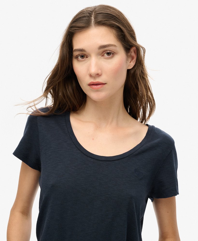 studios スクープネック tシャツ(エクリプス ネイビー)