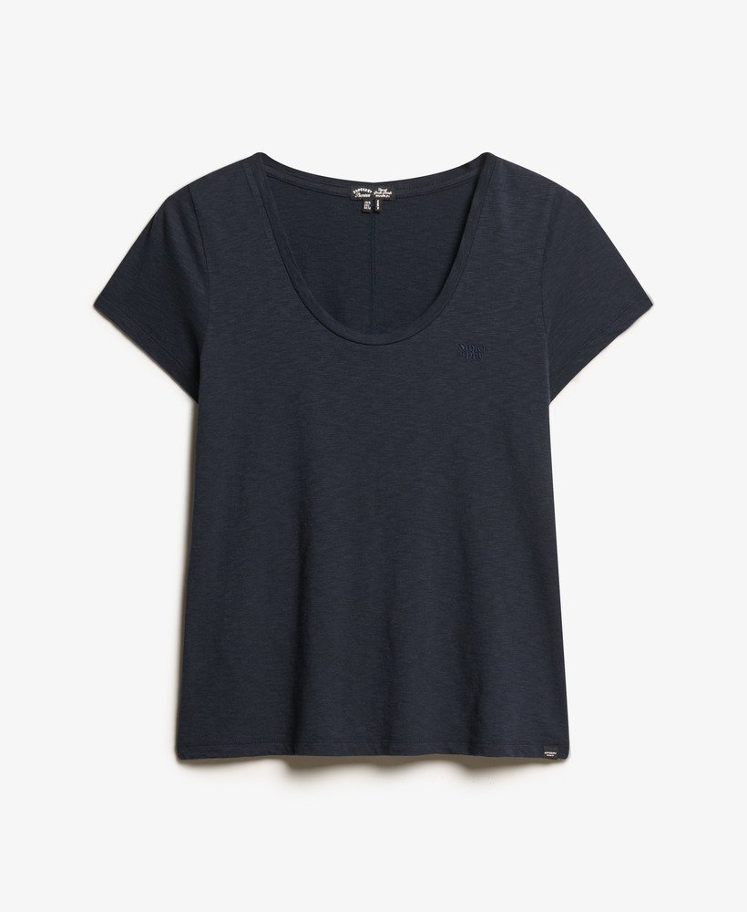 studios スクープネック tシャツ(エクリプス ネイビー)