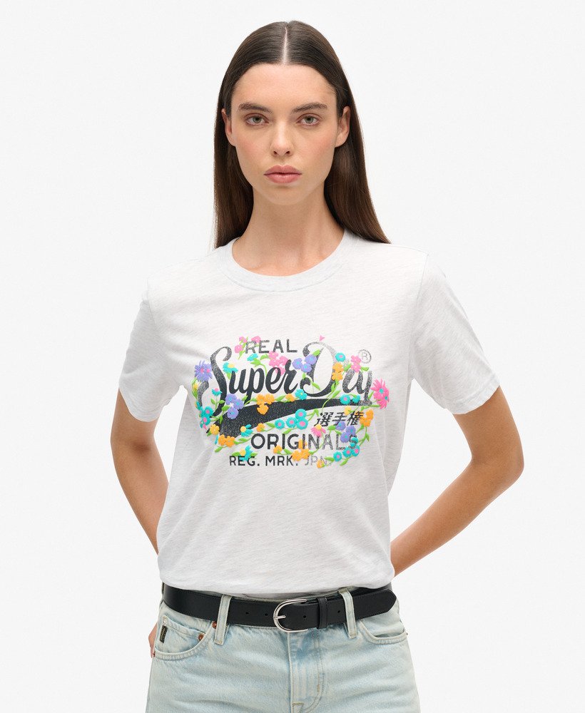リアルオリジナルス フローラルtシャツ(アイスマール)