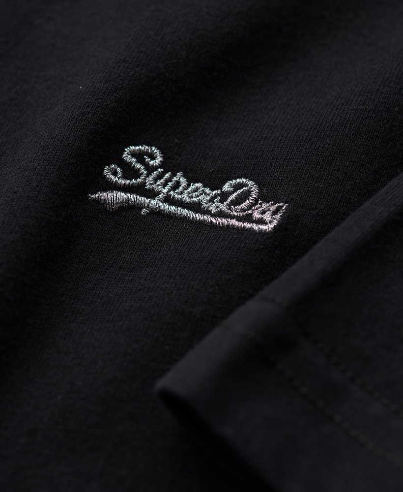 エッセンシャルロゴ刺繍tシャツ(ブラック)