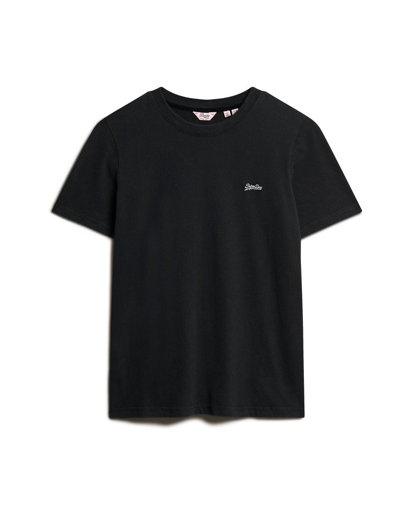 エッセンシャルロゴ刺繍tシャツ(ブラック)