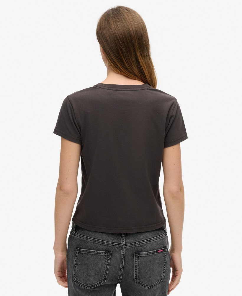 70年代ロックバンドキャップスリーブtシャツ(blackboard)