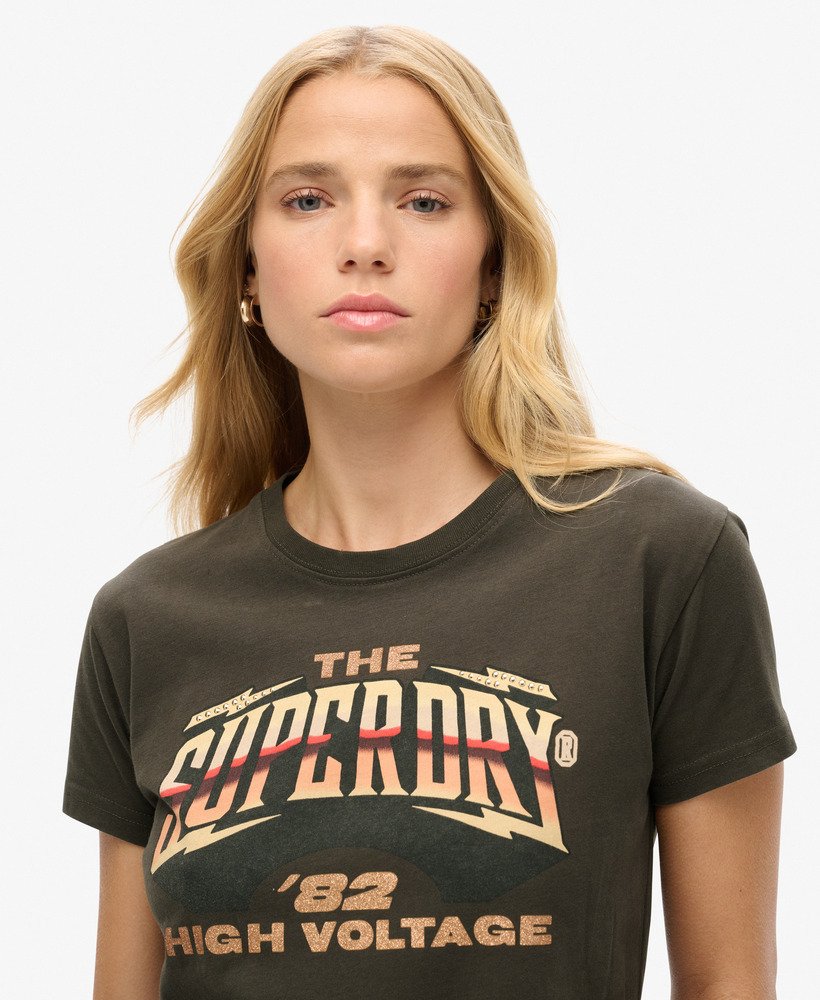 70年代ロックバンドキャップスリーブtシャツ(ヴィンテージブラック)