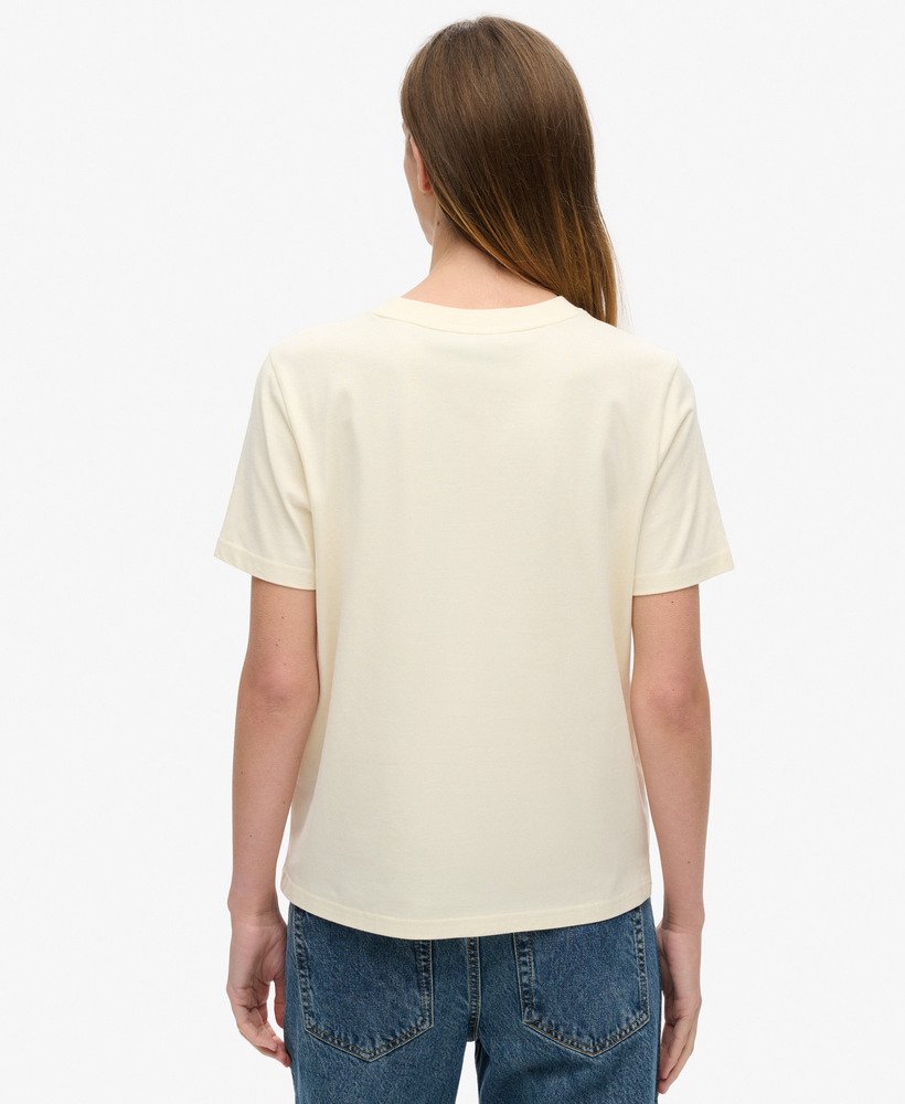 ニューヨークヴィンテージロゴリラックスtシャツ(ライスホワイト)