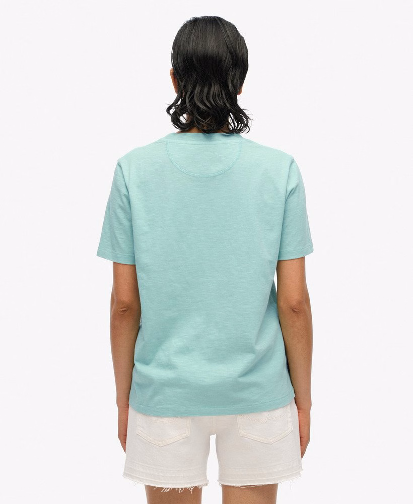 エッセンシャルロゴ ガーメントダイ ポケットTシャツ