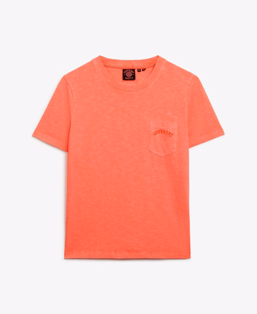エッセンシャルロゴ ガーメントダイ ポケットTシャツ