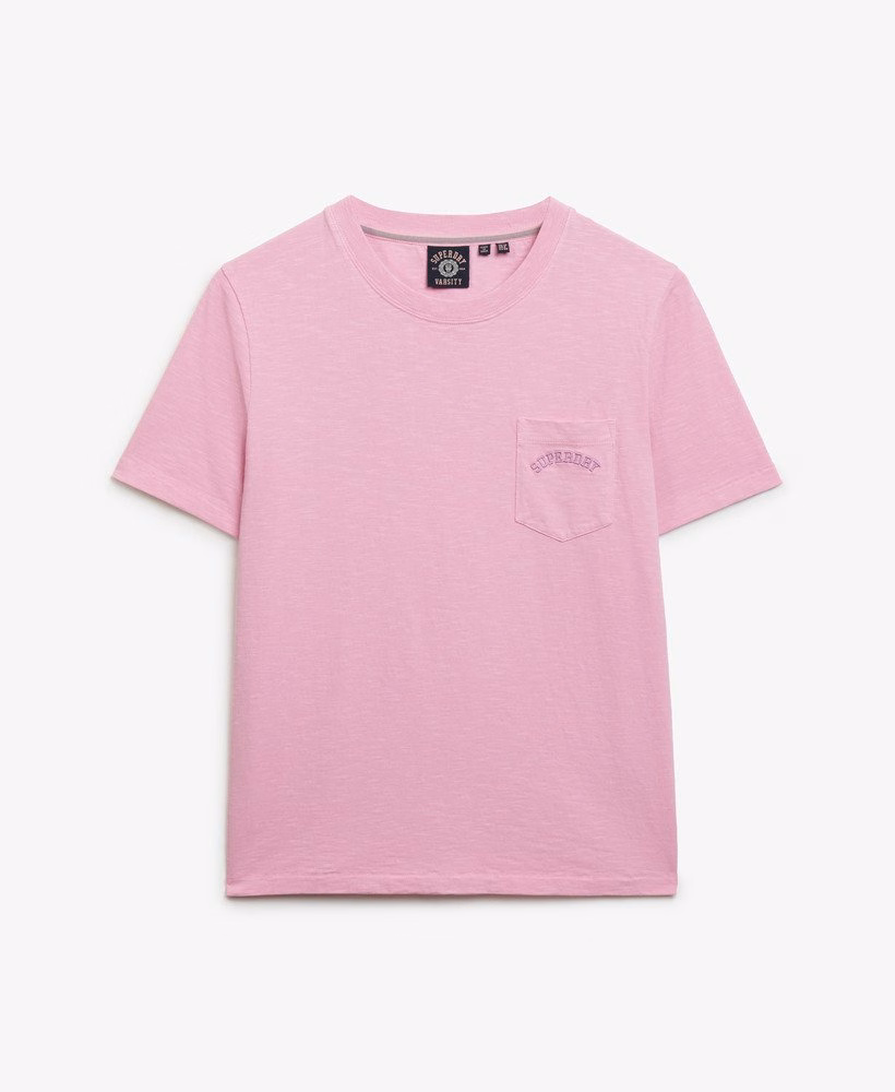 エッセンシャルロゴ ガーメントダイ ポケットTシャツ
