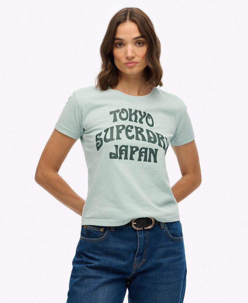 サーフロゴ入りフィットTシャツ