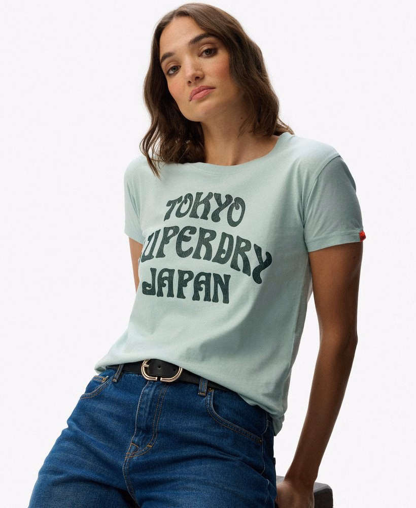 サーフロゴ入りフィットTシャツ